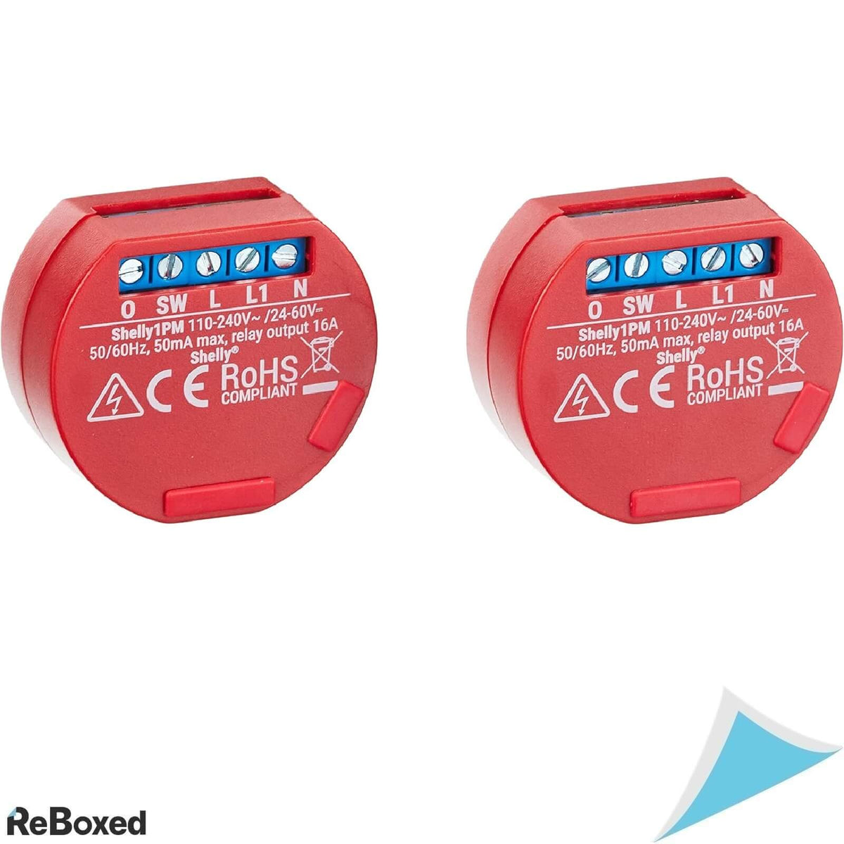 Shelly 1PM Set 2 Switch-uri WiFi Relay cu Wattmetru