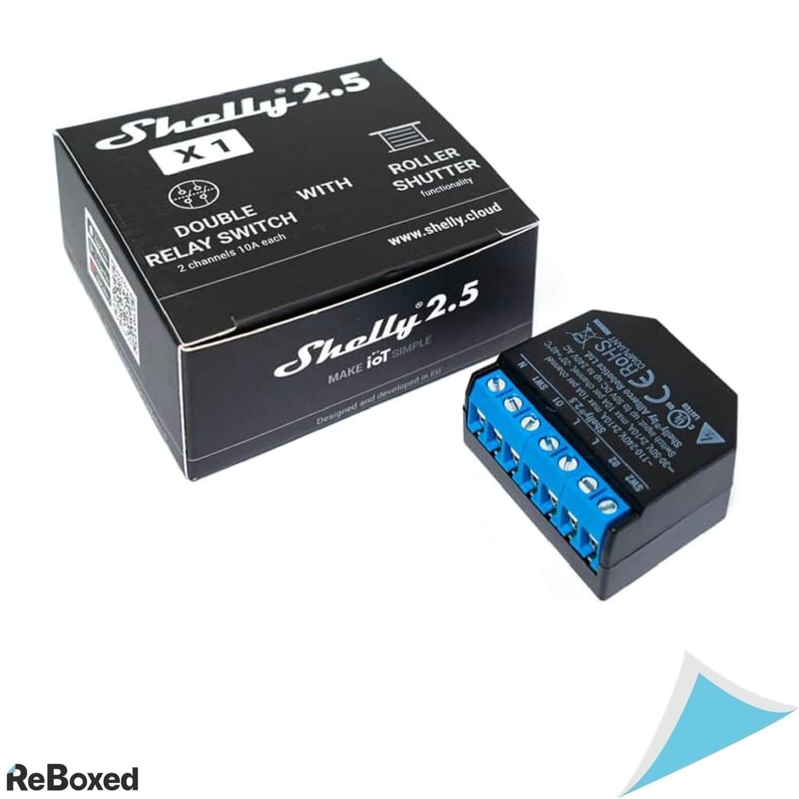 Shelly 2.5 Modul Smart WiFi Dublu Releu