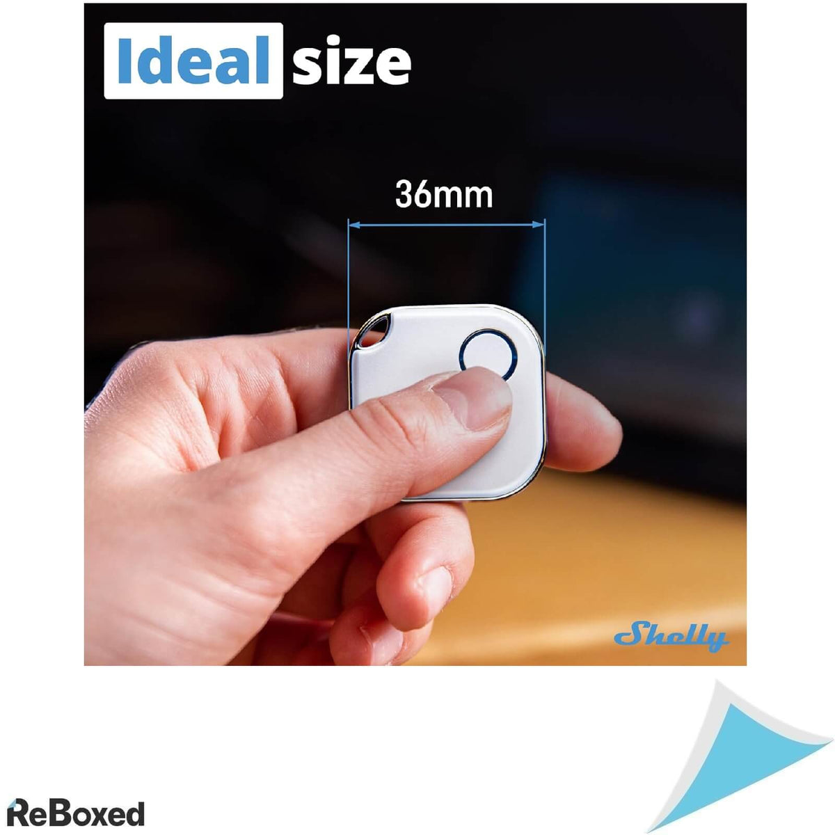 Shelly Blue Button1 Buton Smart pentru Automatizari