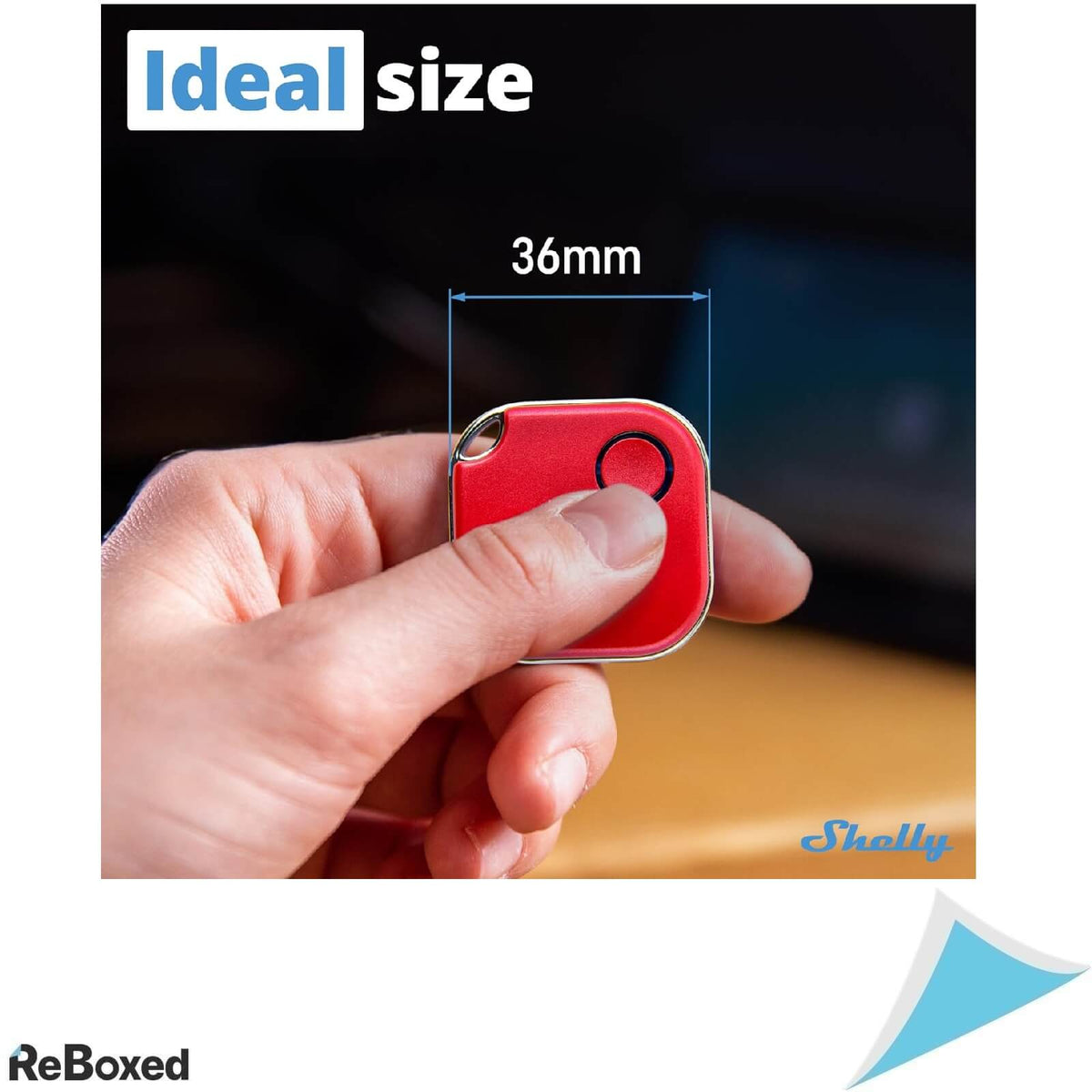 Shelly Blue Button1 Buton Smart pentru Automatizari