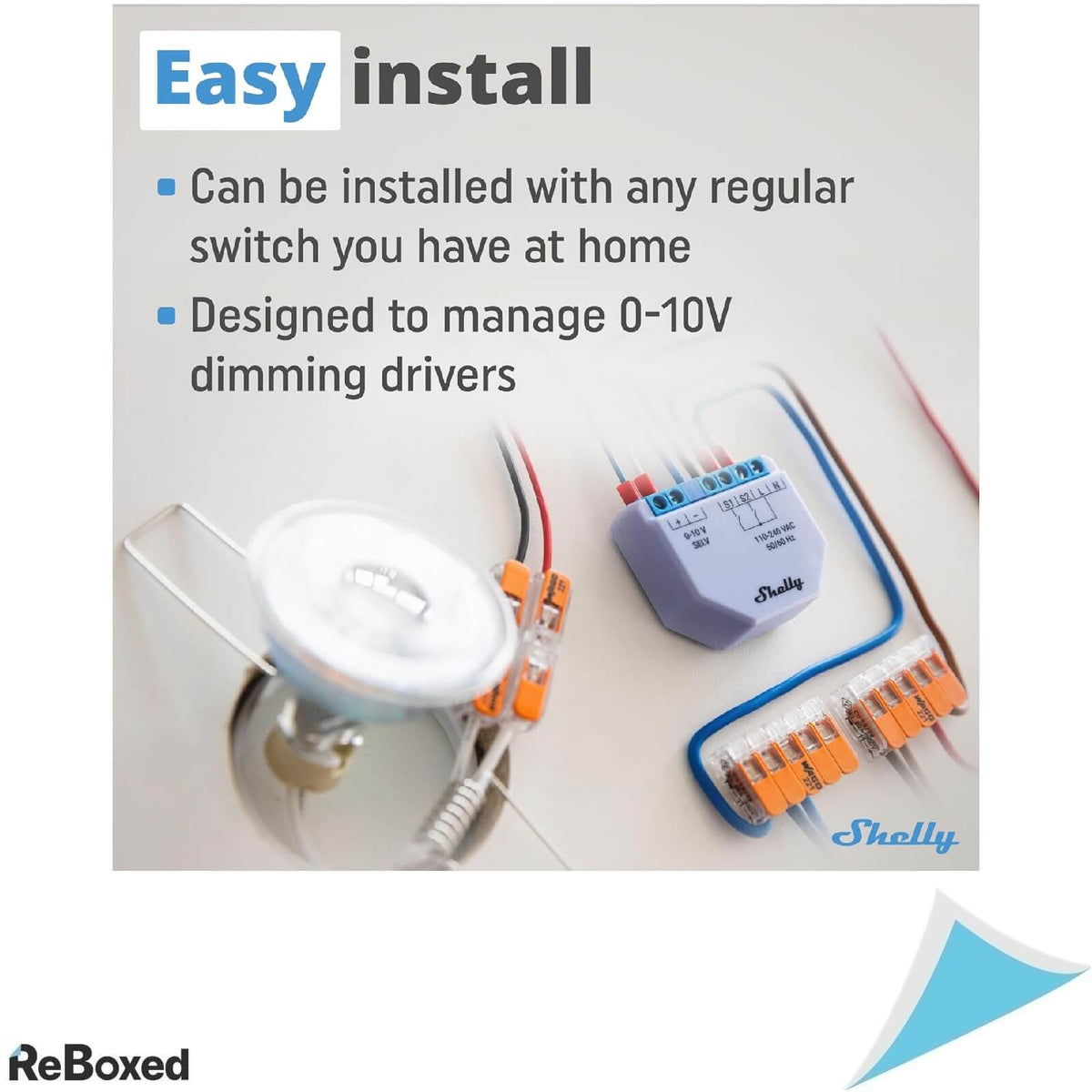 Shelly Plus 0-10V Dimmer Releu Inteligent