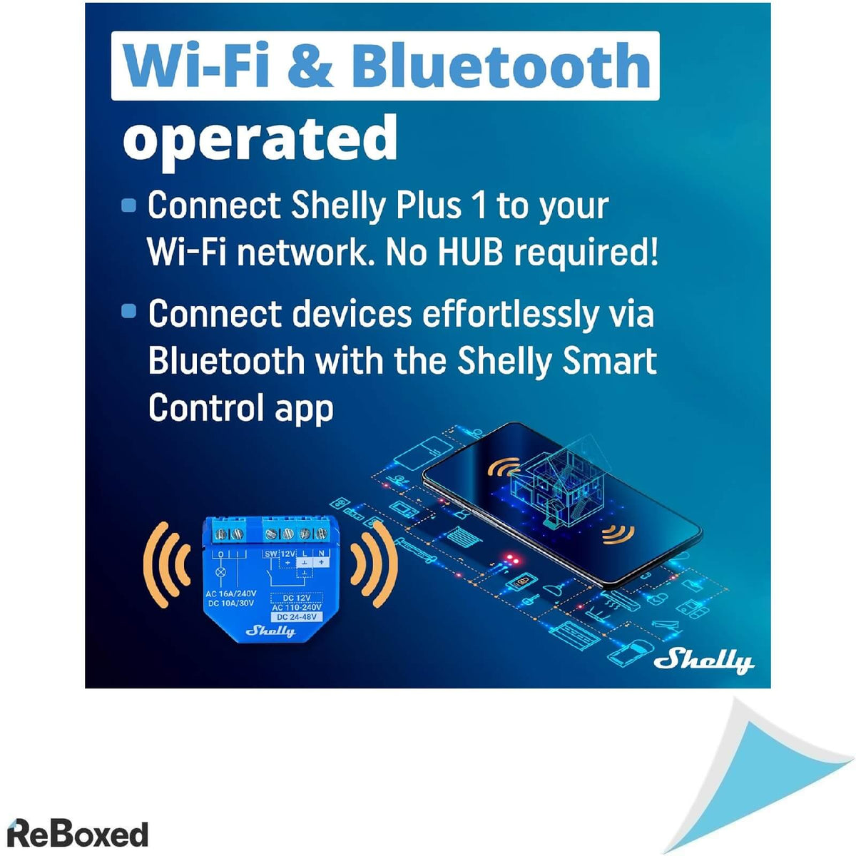 Shelly Plus 1 Releu Inteligent Wi-Fi Bluetooth