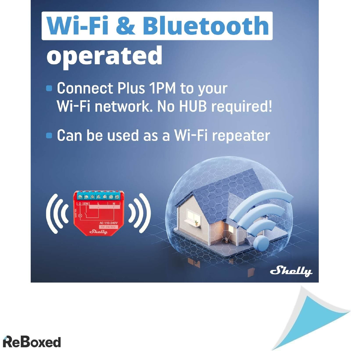 Shelly Plus 1PM Releu Inteligent WiFi 16A