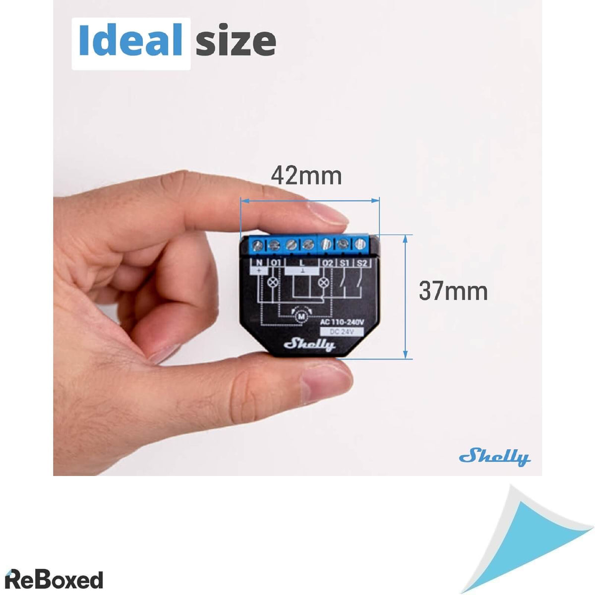 Shelly Plus 2PM Releu cu Monitorizare Wi-Fi Wireless