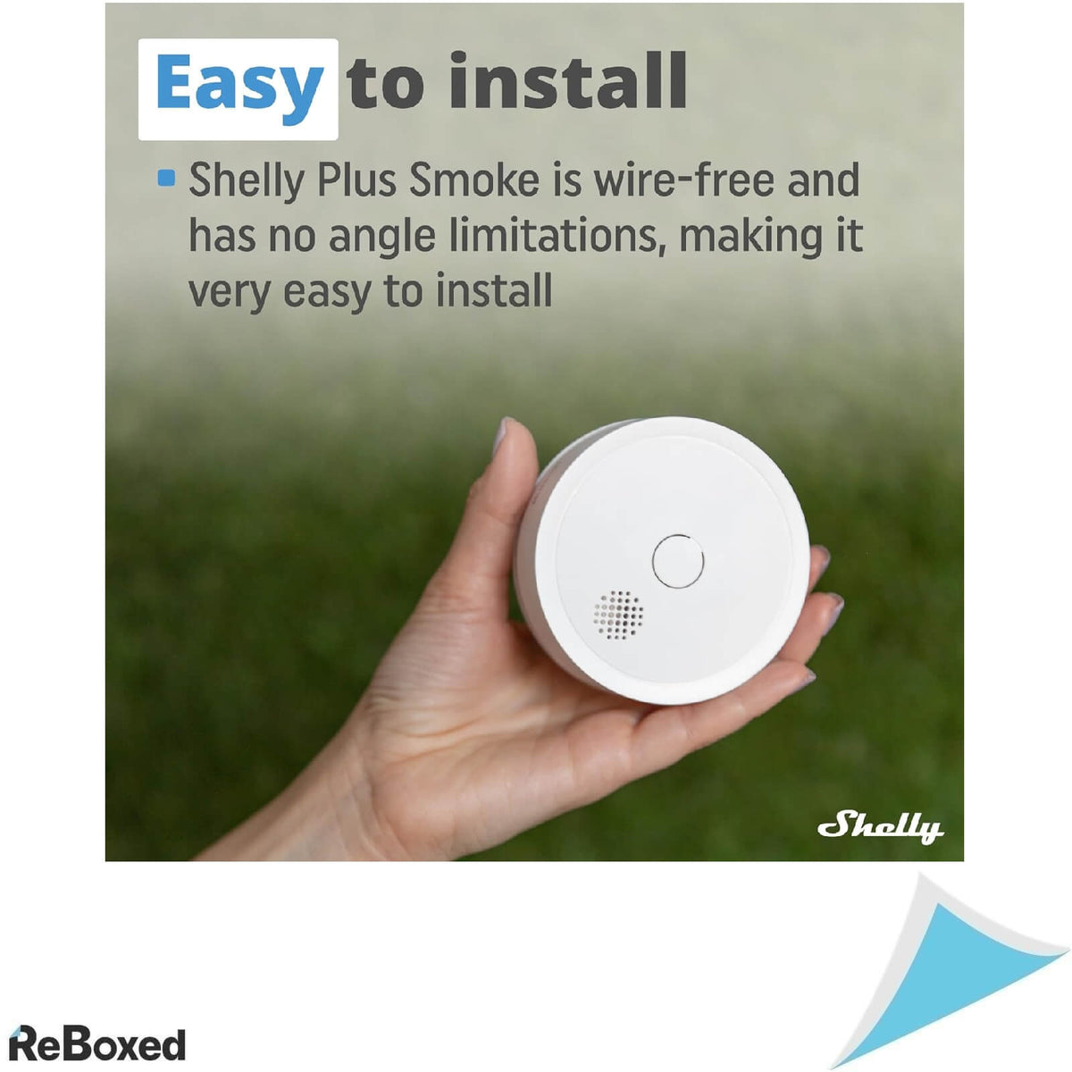 Shelly Plus Smoke Sezon de Fum cu Alarma de Incendiu