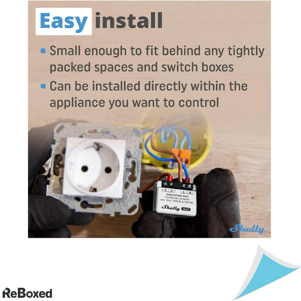 Shelly PM Mini GEN3 Contor Energie Electrica 16A