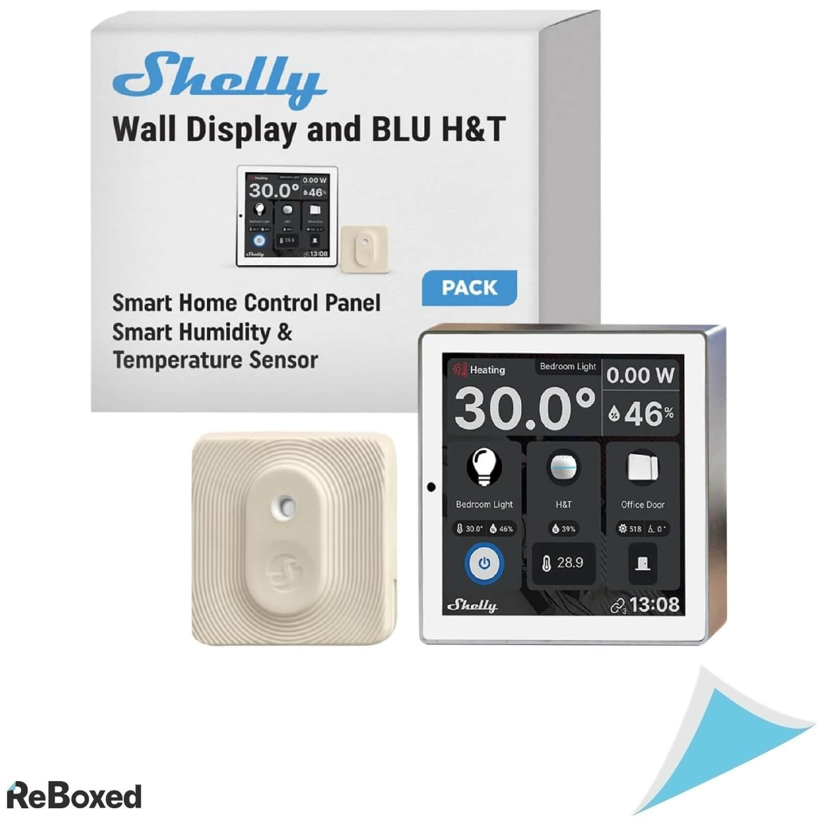 Shelly Wall Display BLU H&T Set Panou de Control Alb