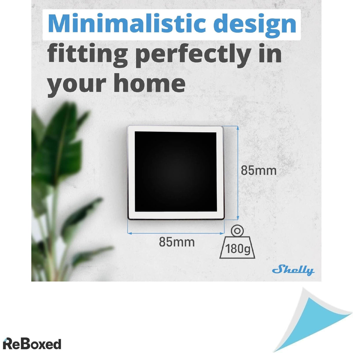 Shelly Wall Display BLU H&amp;T Set Panou de Control Alb