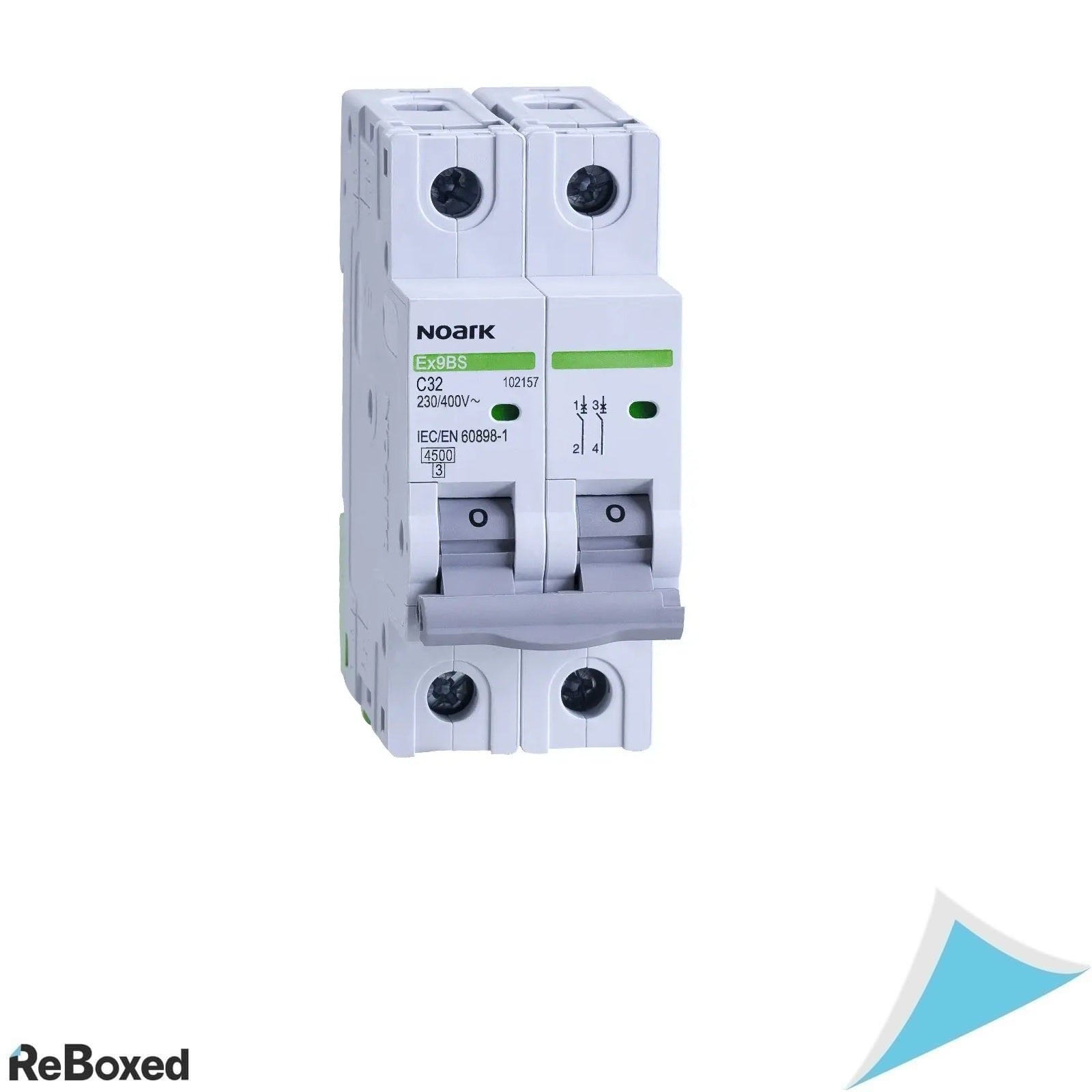 Siguranta automata modulara Noark Ex9BS 2P C16 16A 400V IP20 2 module, pachet de 6