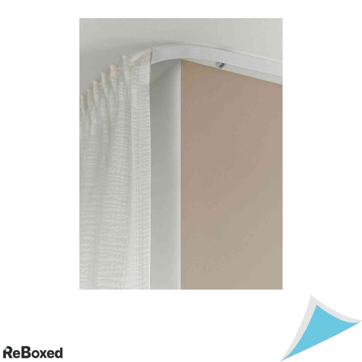 Sina flexibila pentru perdea Gardinia Flexline, plastic, 3.5 m, Alb