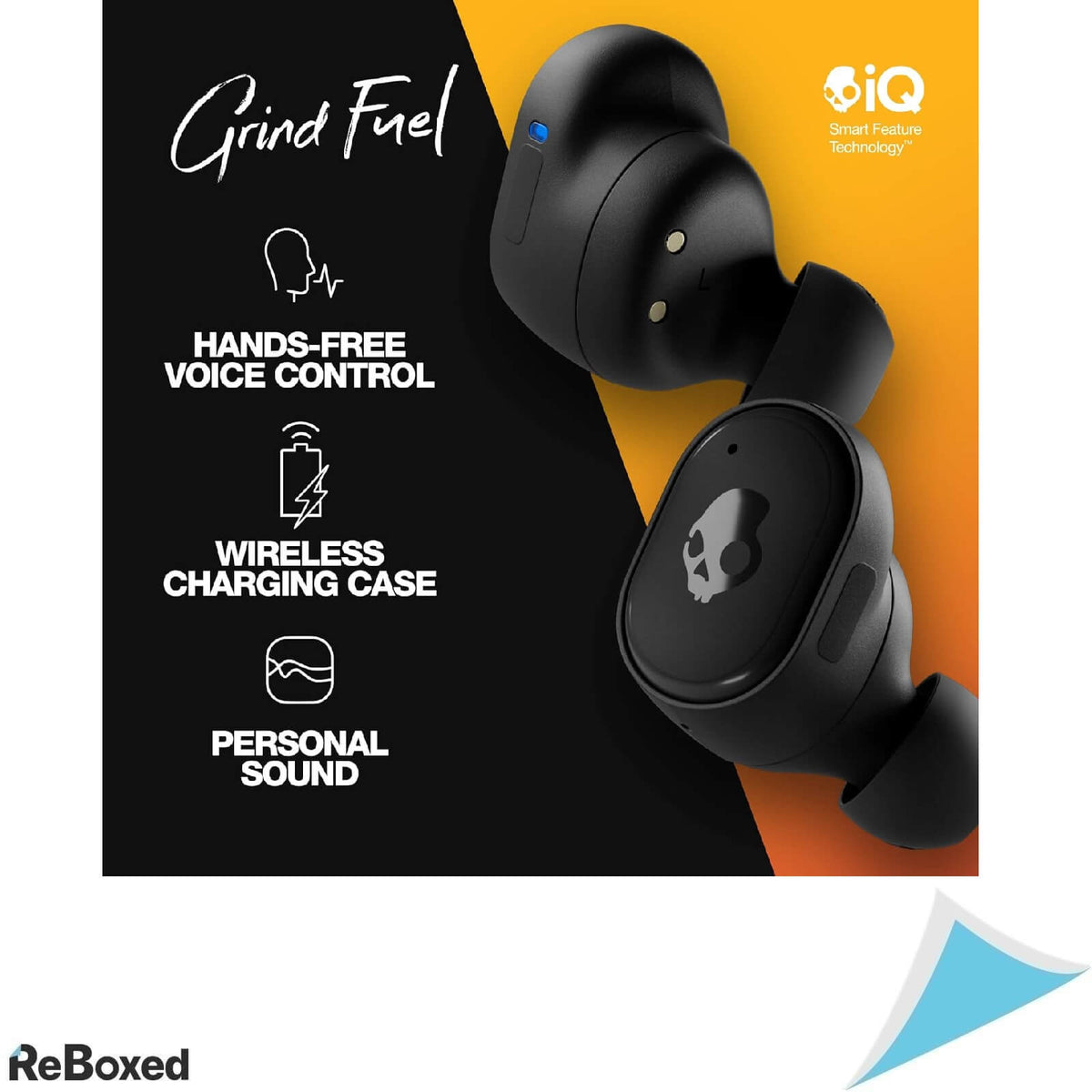 Skullcandy Grind Fuel Casti In-Ear Wireless True Black/Orang