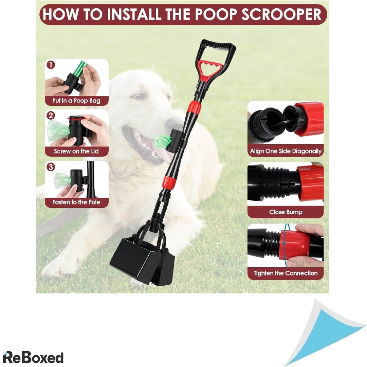 Slowton Lopata pentru Colectarea Excrementelor 68 cm