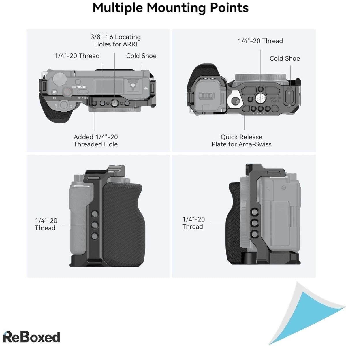 Smallrig 3538 Cage cu Grip pentru Sony ZV-E10