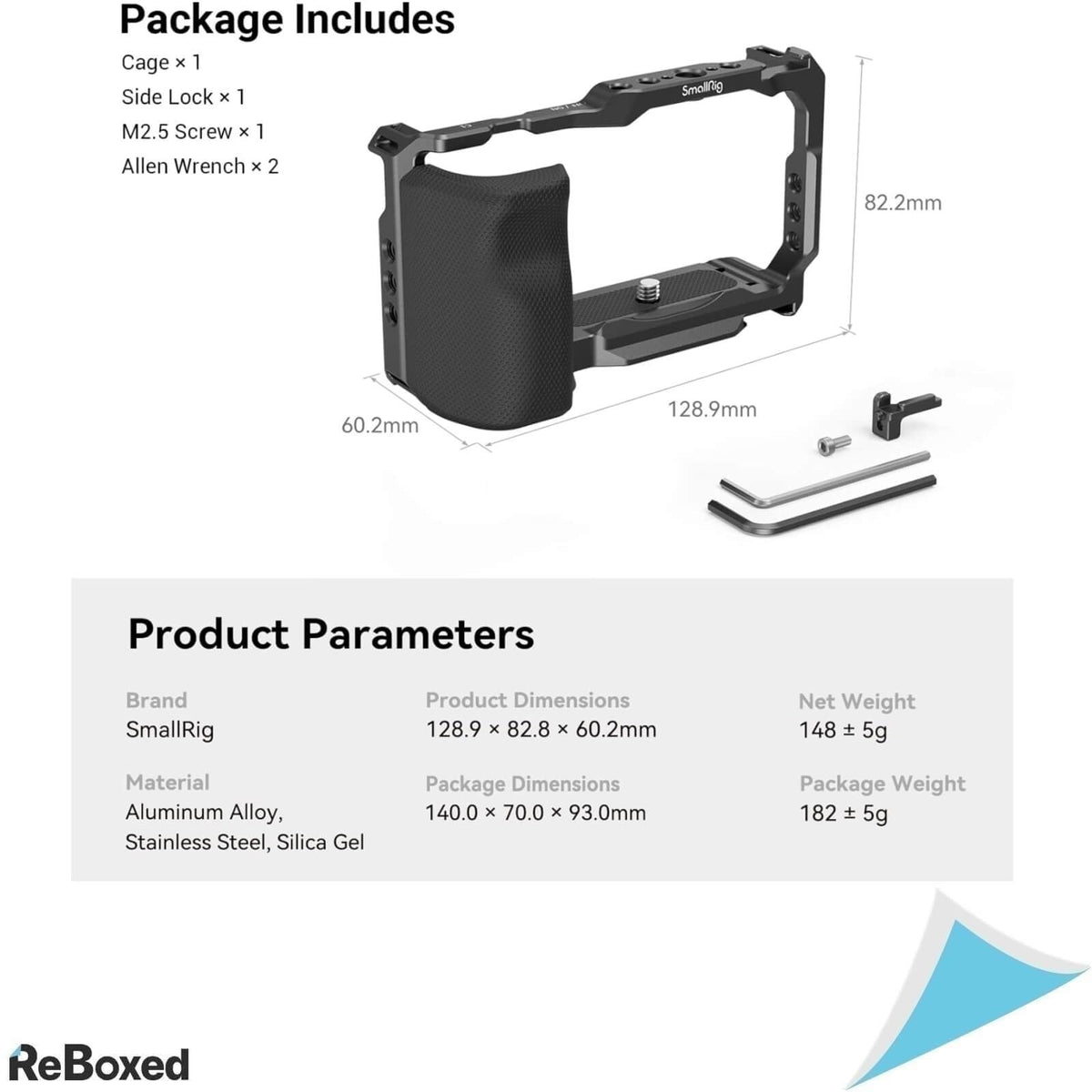 Smallrig 3538 Cage cu Grip pentru Sony ZV-E10