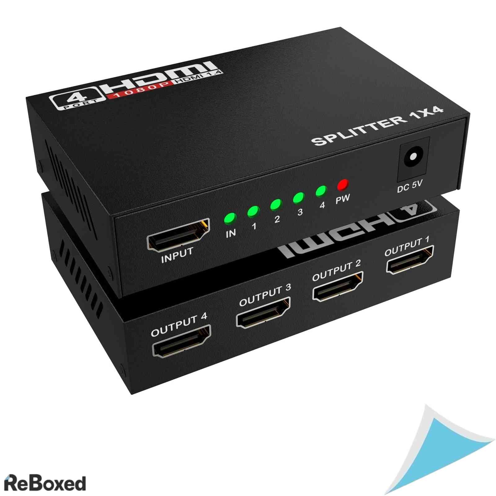 Splitter HDMI 4K Neefeaer, 1 intrare - 4 iesiri, HDCP 1.4, compatibil PS4 Xbox TV