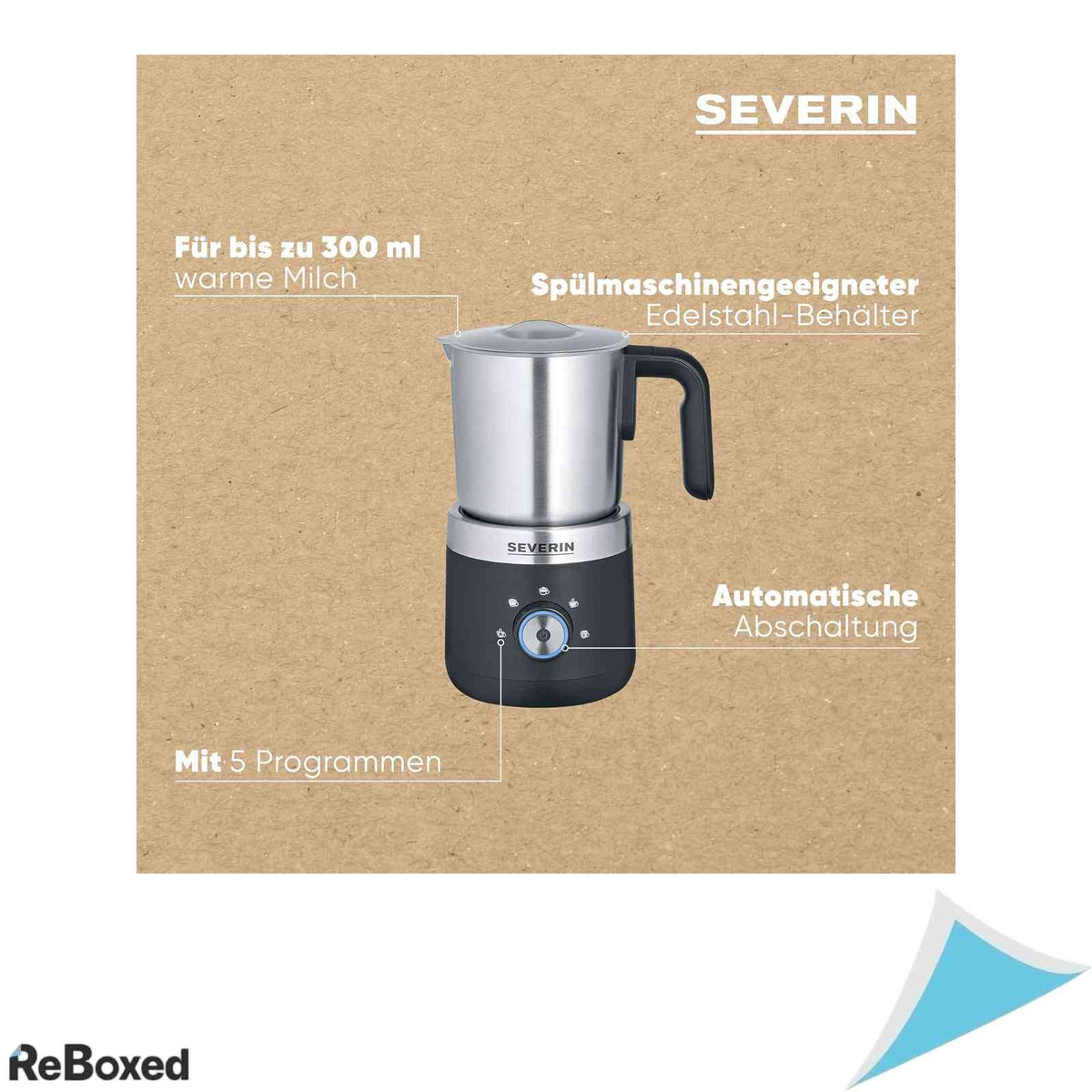 Spumator de Lapte Electric SEVERIN SM 3588, 550W, 300 ml