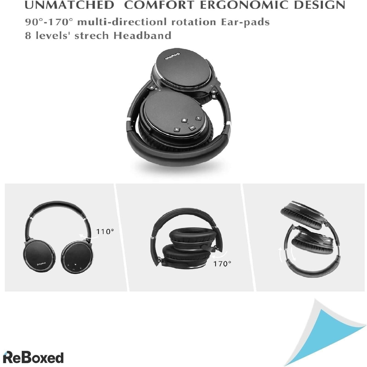 Srhtyhm NC35 Casti Audio Over-Ear ANC Mega Bass IPX4