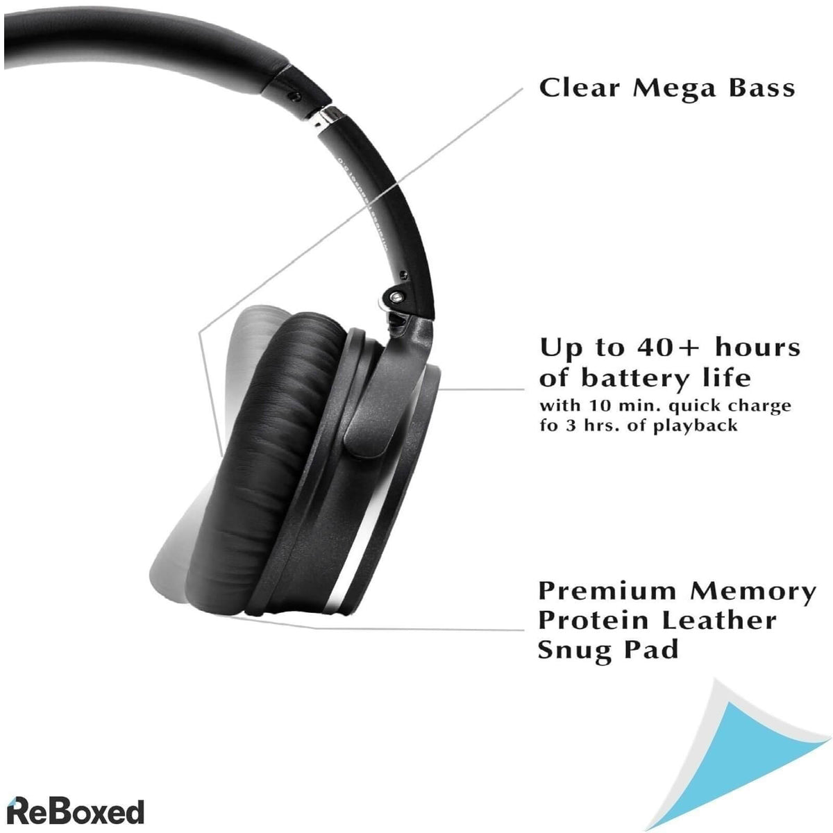 Srhtyhm NC35 Casti Audio Over-Ear ANC Mega Bass IPX4