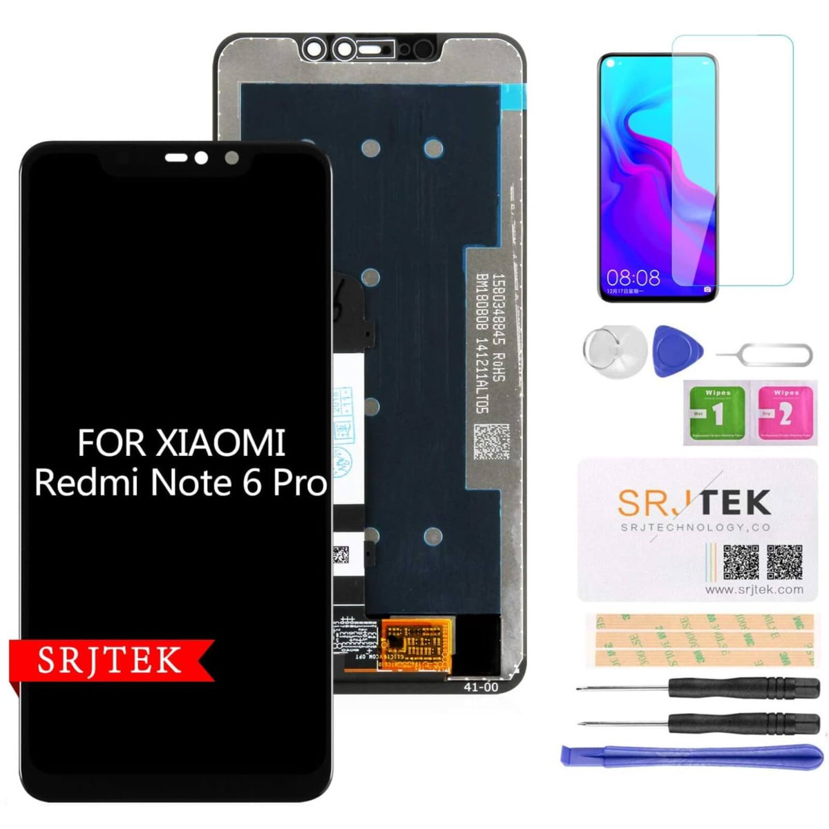 Srjtek Display pentru Xiaomi Redmi Note 6 Pro 2018