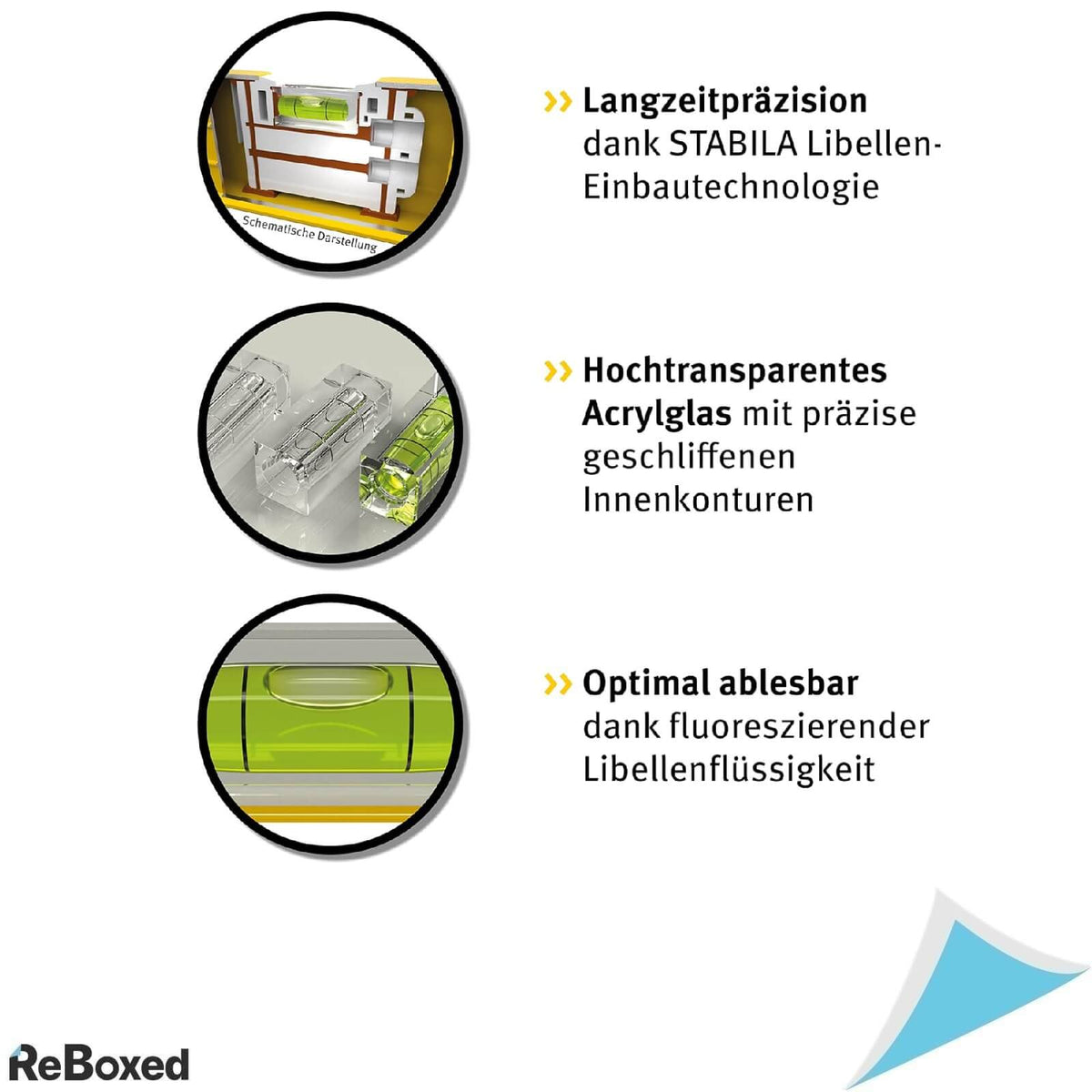 Stabila 81S-10mh Nivela cu 2 Bule Profil Trapezoidal
