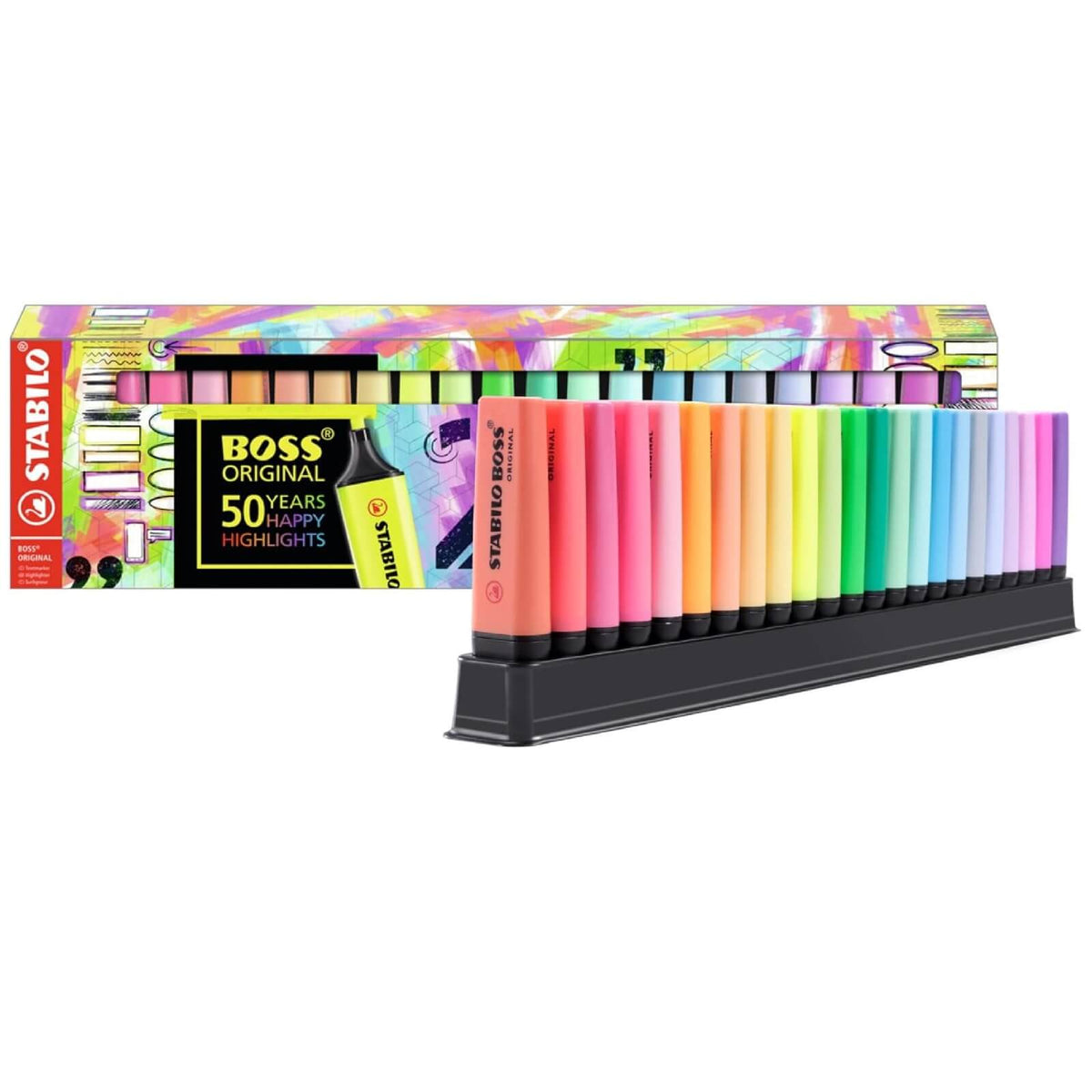 Stalbio Textmarker Boss Original Set 23 de Culori