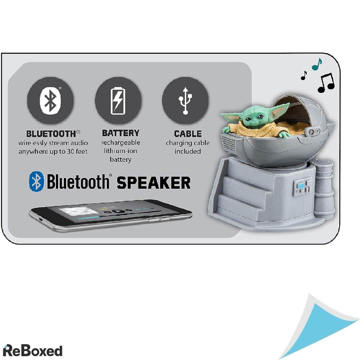 Star Wars The Child Boxa Portabila Bluetooth Wireless USB