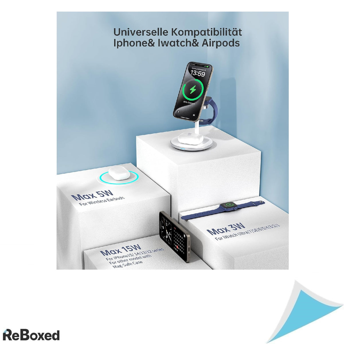 Statie de incarcare 3 in 1 MagSafe wireless