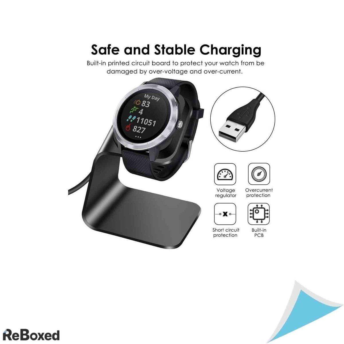Statie de Incarcare KIMILAR Compatibila cu Ceas Garmin Fenix 7 6 5 Vivoactive 3 4 Venu Forerunner Cablu USB