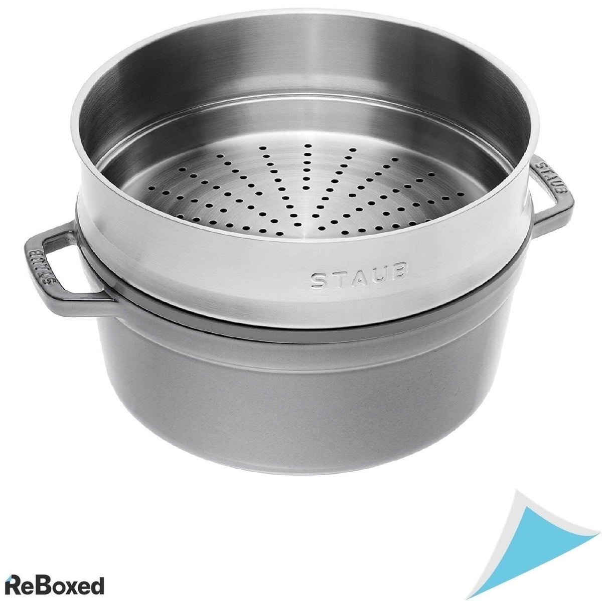 Staub Oala Cocotte din Fonta 26cm 5,2l Graphite Grey