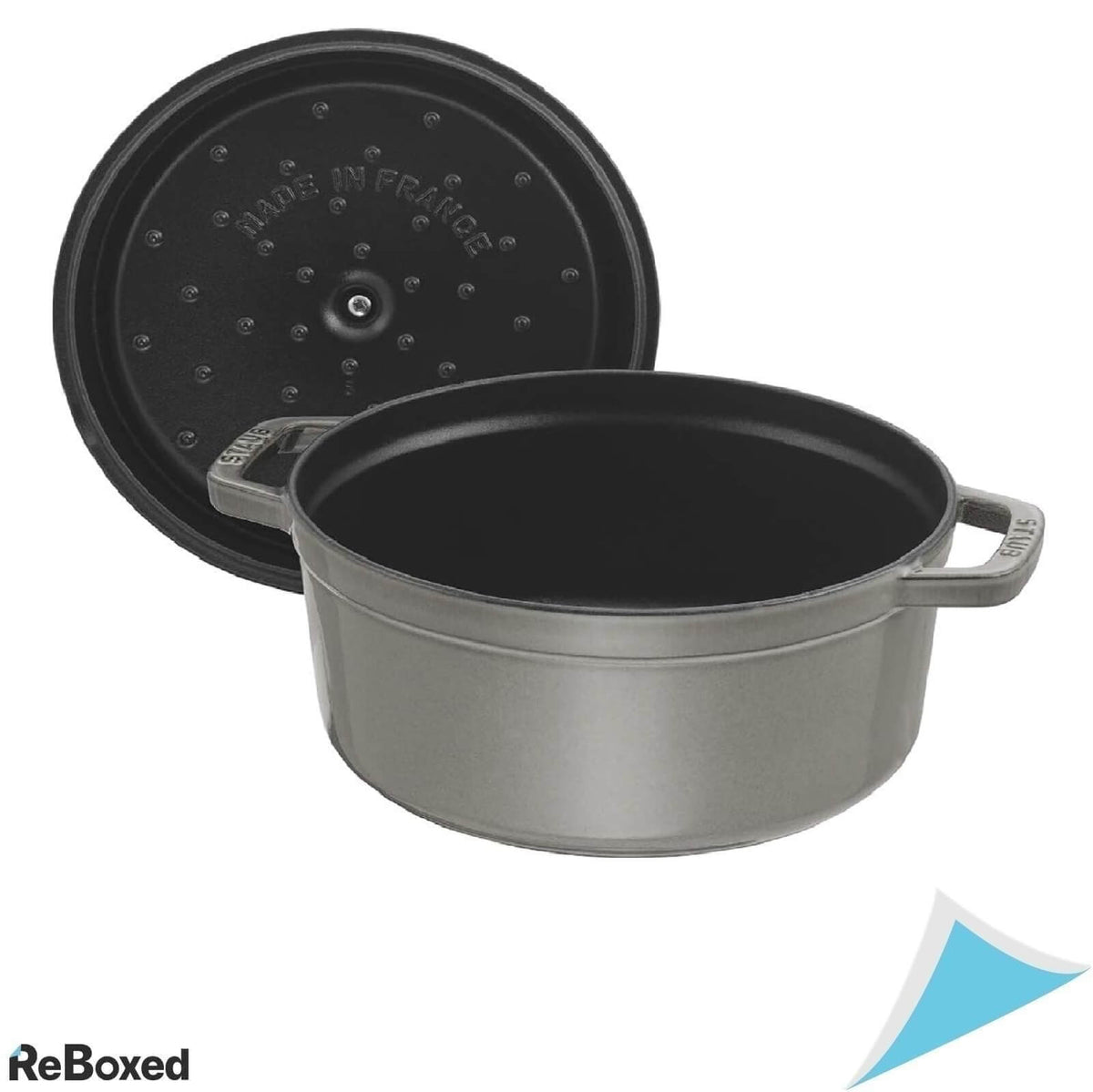 Staub Oala Cocotte din Fonta 26cm 5,2l Graphite Grey