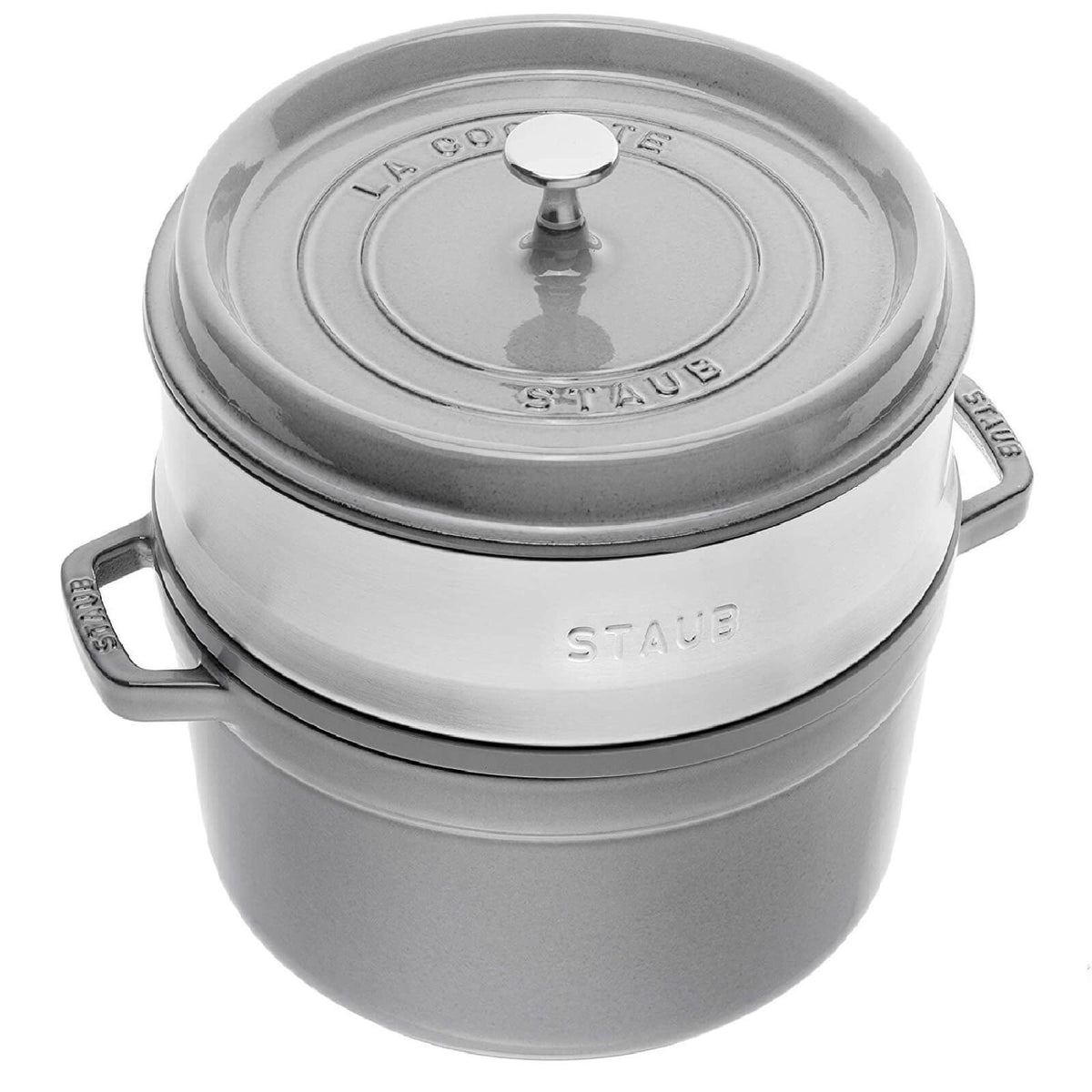 Staub Oala Cocotte din Fonta 26cm 5,2l Graphite Grey