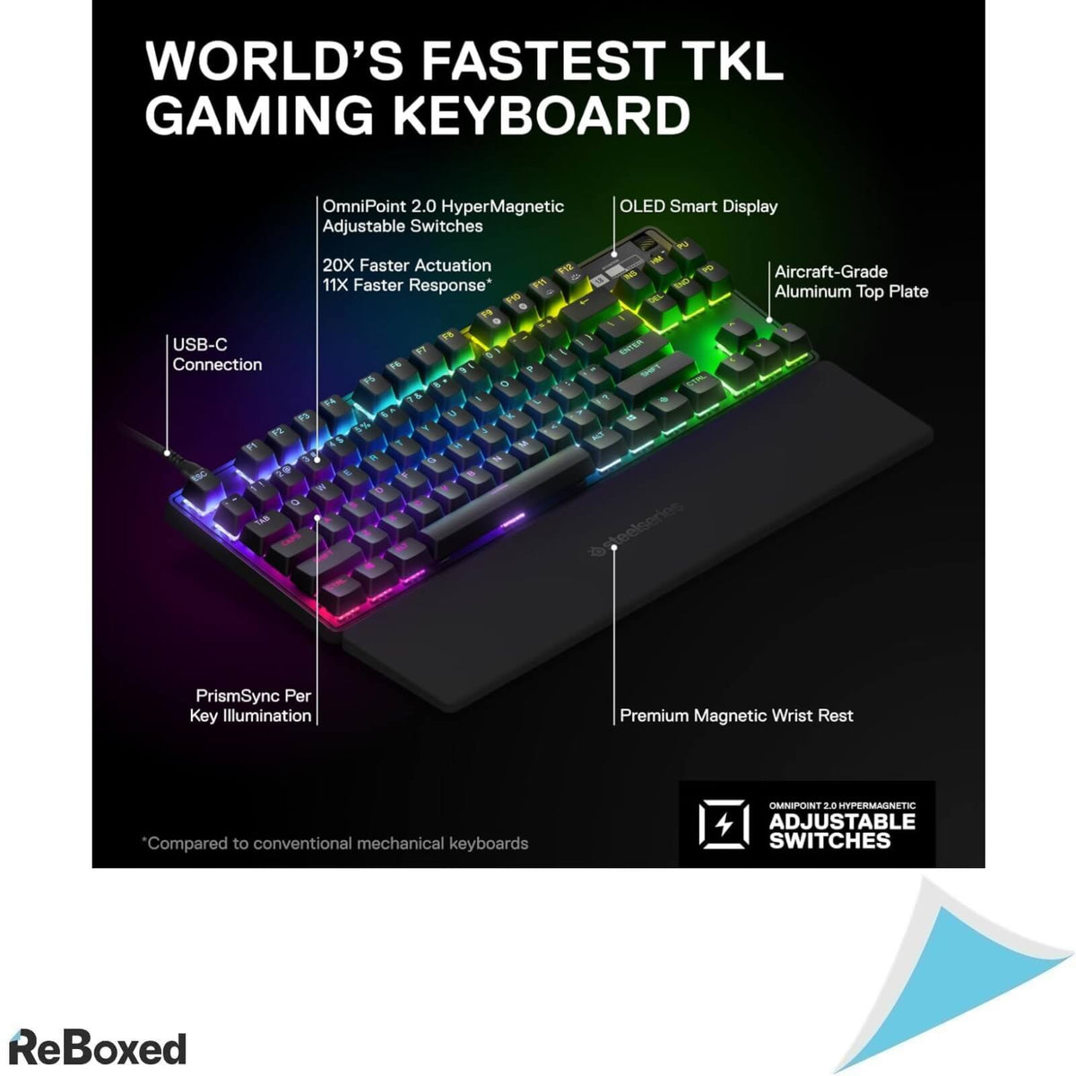 SteelSeries Apex Pro TKL Tastatura Gaming OLED Layout German