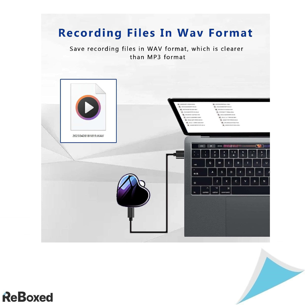 STTWUNAKE Mini Voice Recorder – Reportofon Digital Portabil cu Activare Vocale