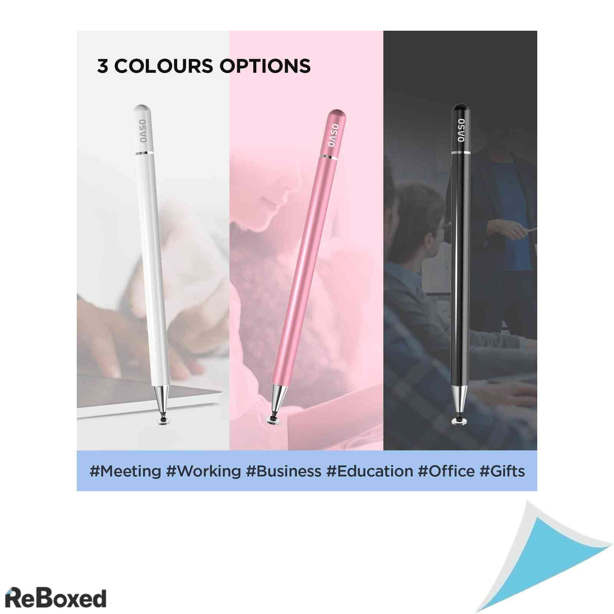 Stylus Pen OASO, Varf Disc de Precizie, Alb