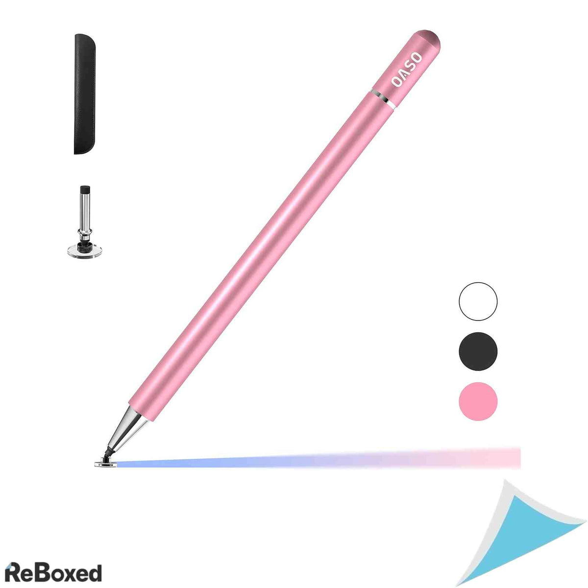 Stylus Pen OASO, Varf Disc de Precizie, Roz