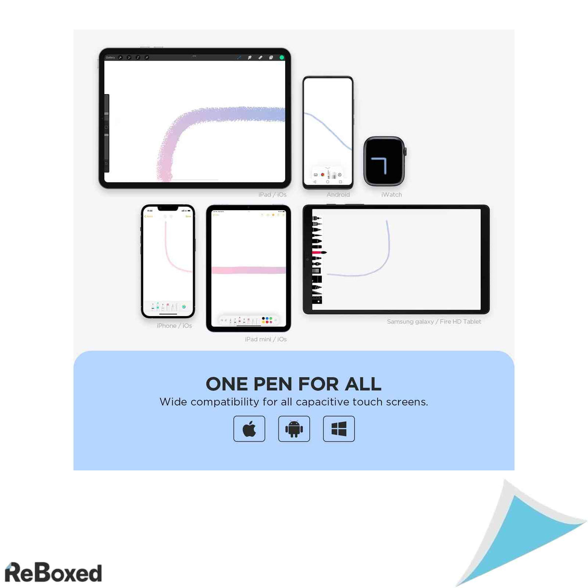 Stylus Pen OASO, Varf Disc de Precizie, Roz