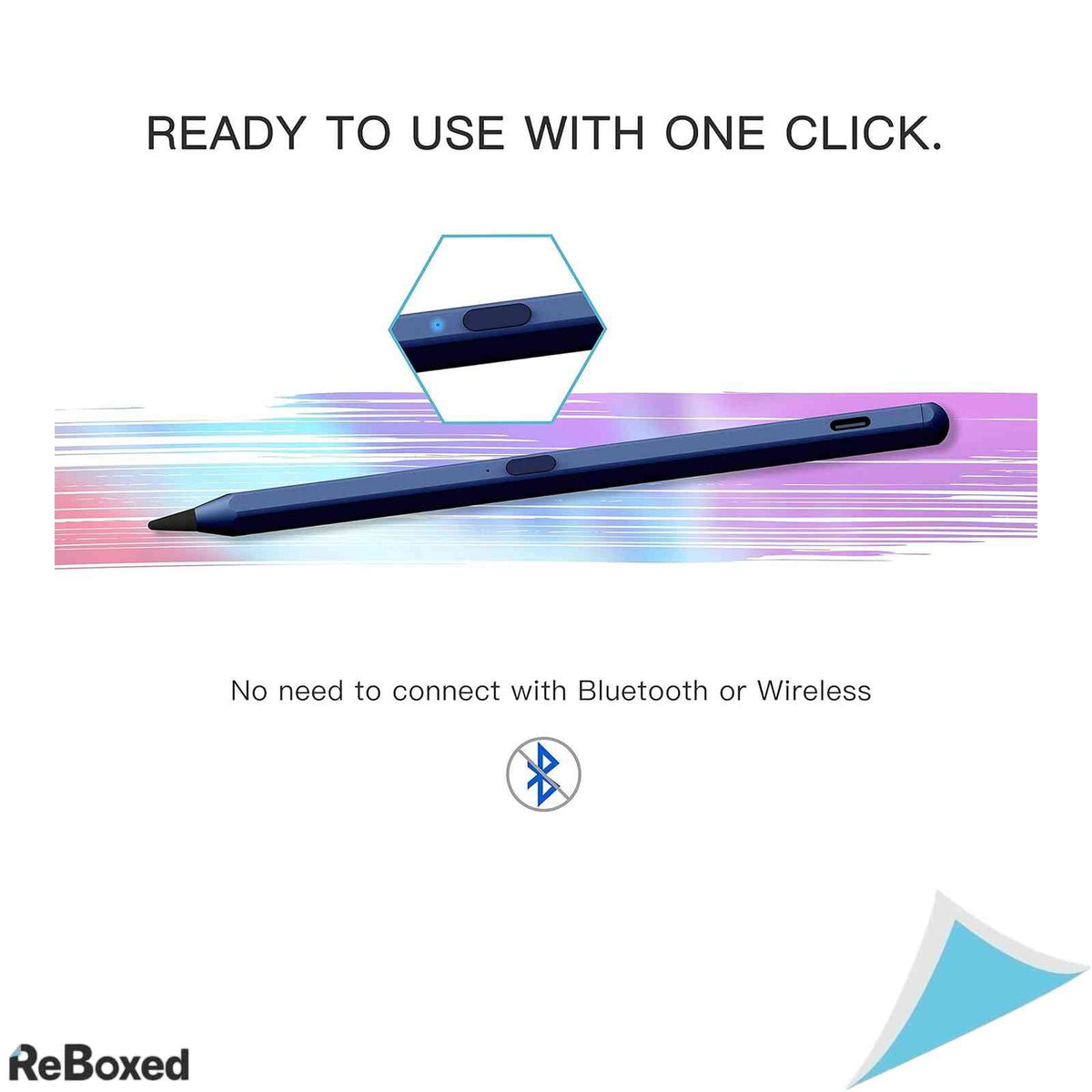 Stylus Pen pentru Apple iPad 2018-2025 KXT, Albastru