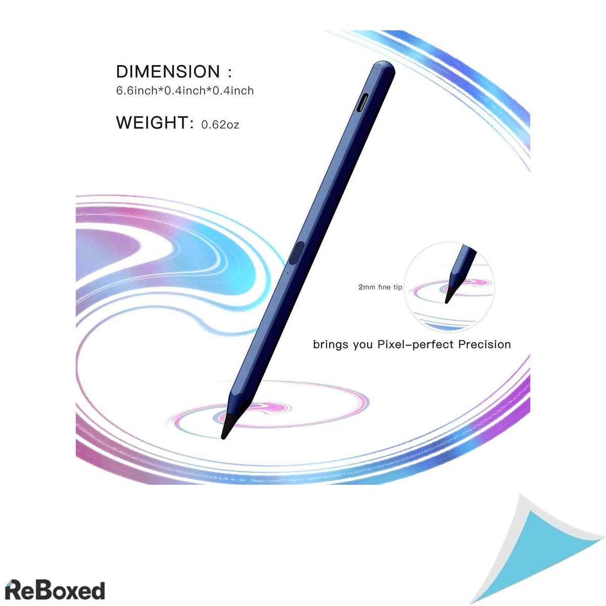 Stylus Pen pentru Apple iPad 2018-2025 KXT, Albastru