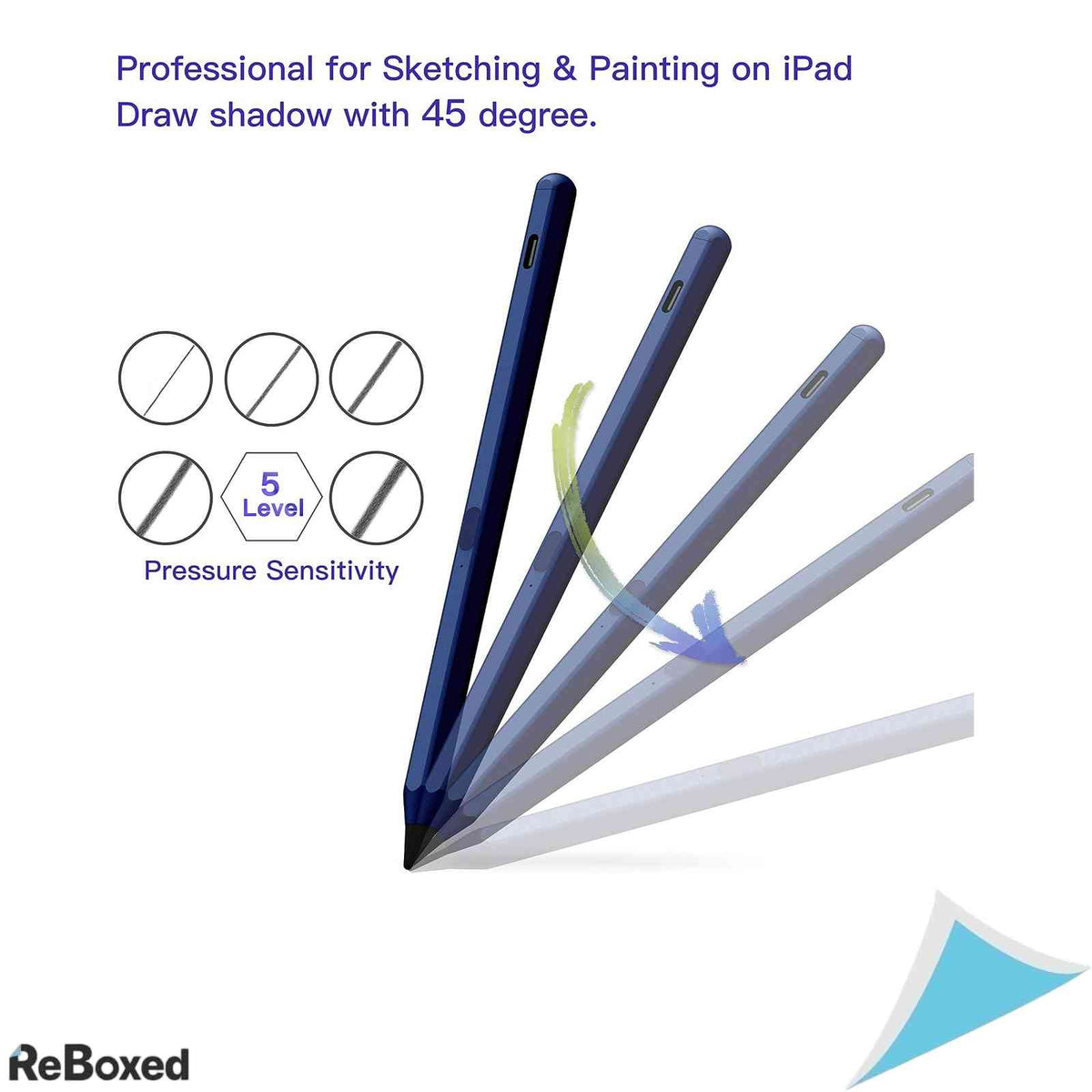 Stylus Pen pentru Apple iPad 2018-2025 KXT, Albastru