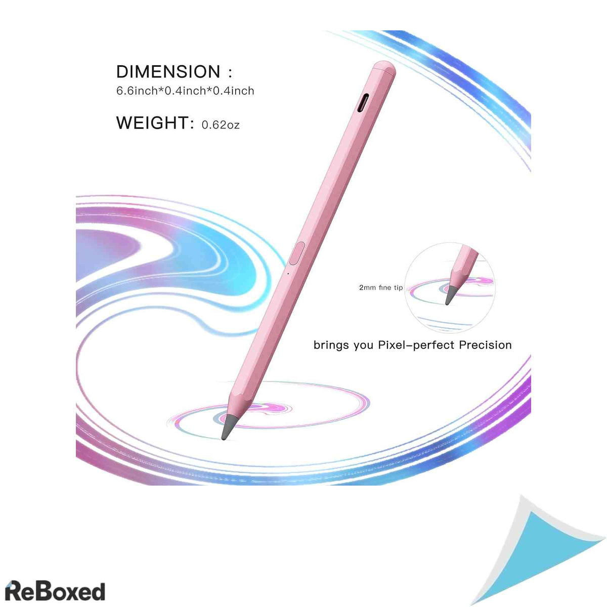 Stylus Pen pentru Apple iPad 2018-2025 KXT, Roz