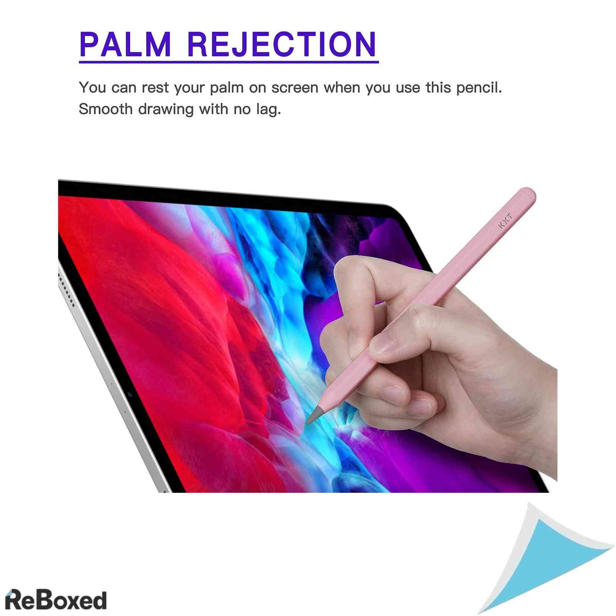 Stylus Pen pentru Apple iPad 2018-2025 KXT, Roz
