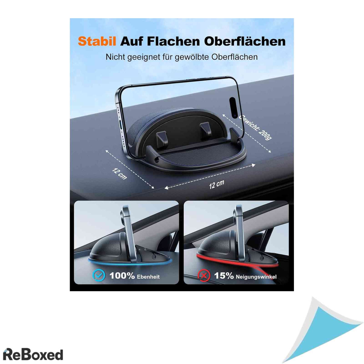 Suport Auto Antiderapant din Silicon pentru Bord Beeasy, Universal