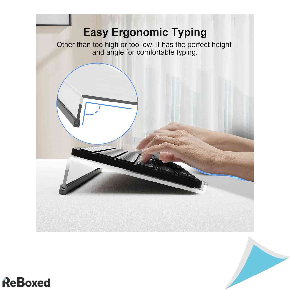 Suport Ergonomic pentru Tastatura suptek din Acril Transparent