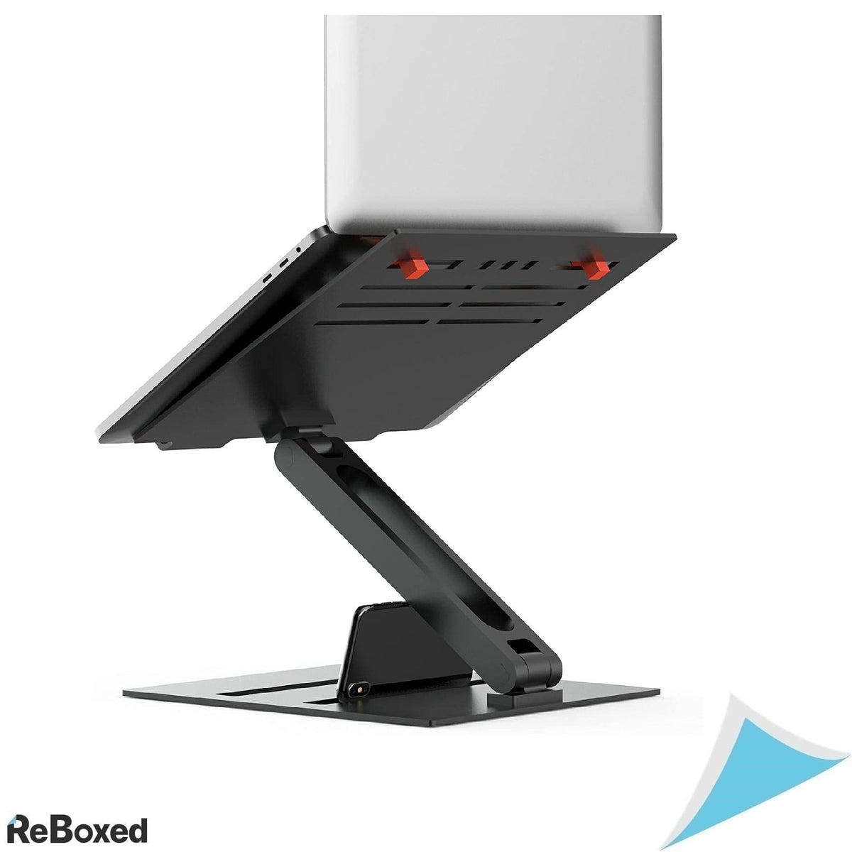 Suport Laptop Reglabil pe Înălțime MiiKARE, Pliabil, Ergonomic, din Aluminiu, pentru Laptopuri până la 17”