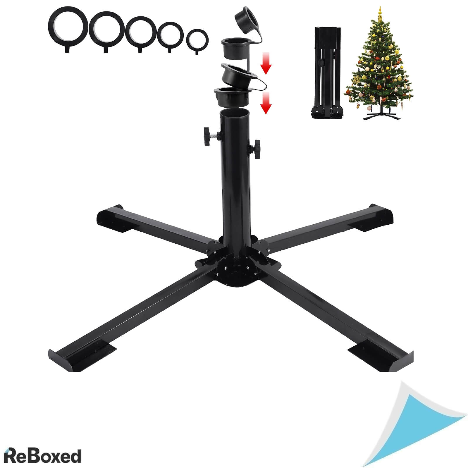 Suport Metalic Pliabil pentru Brad Artificial 60-280 cm