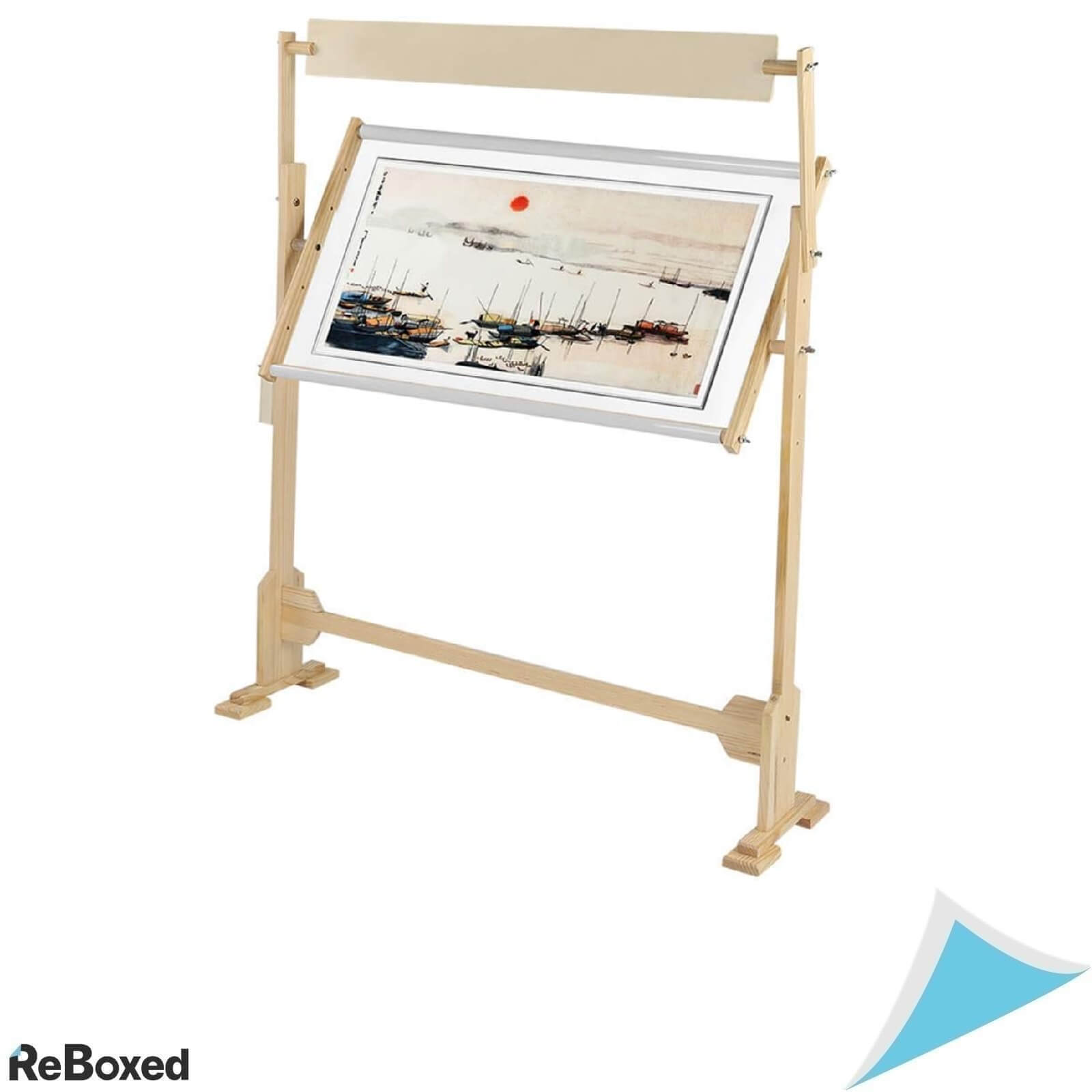 Suport Reglabil din Lemn pentru Broderie