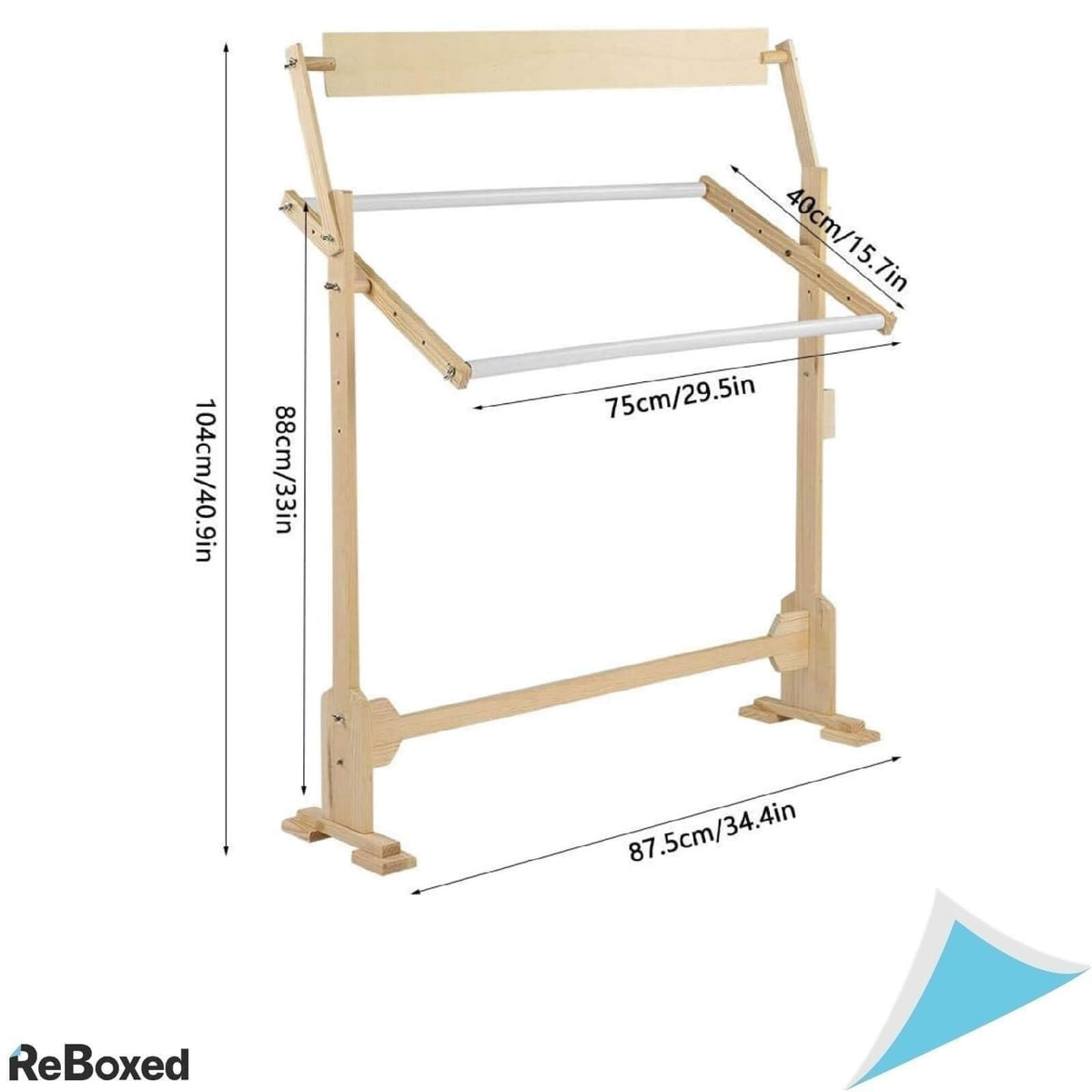 Suport Reglabil din Lemn pentru Broderie