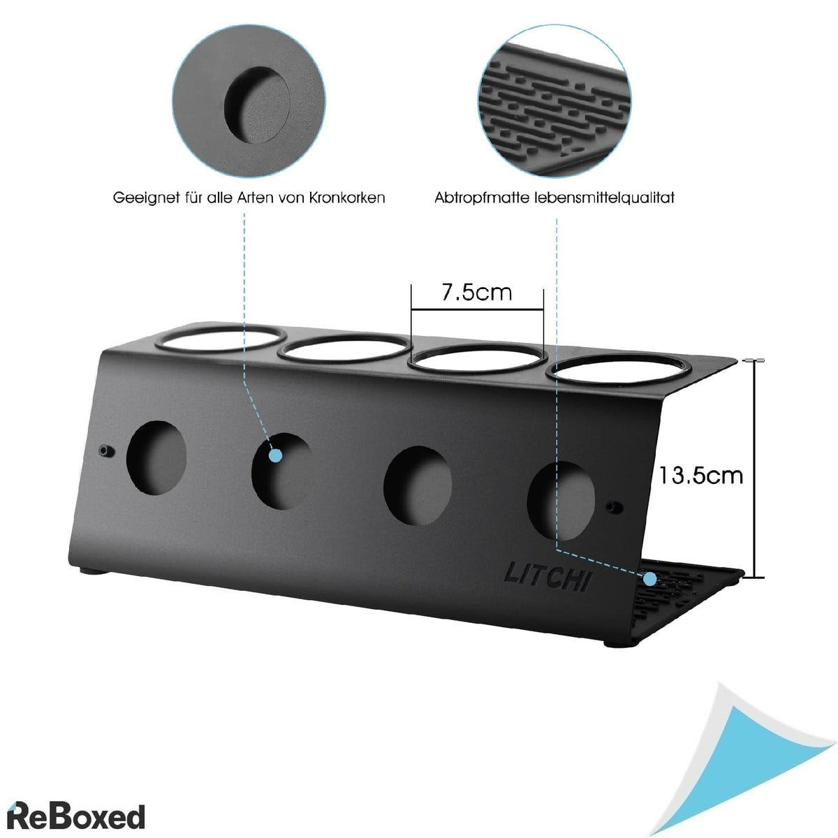 Suport uscator sticle LITCHI pentru SodaStream – 4 locuri