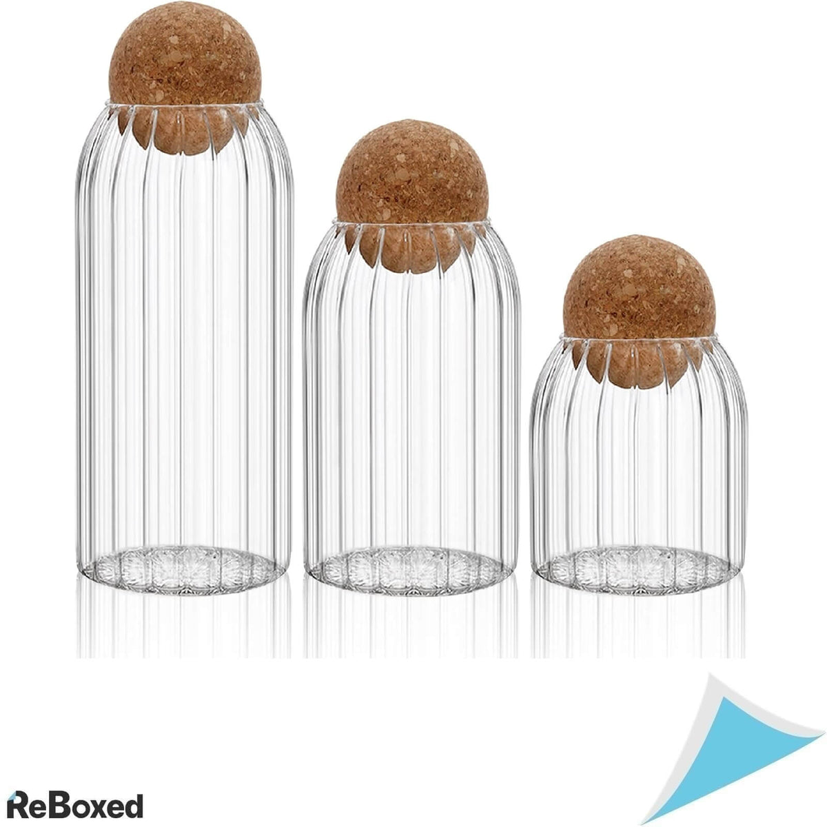 Suprobarware Set 3 Borcane pentru Depozitare Alimente