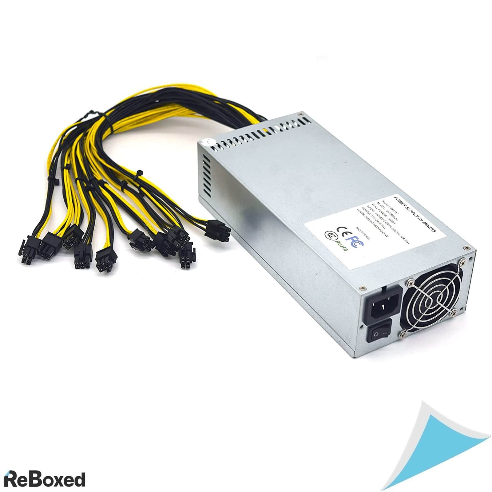 GeekPC Sursa de Alimentare 2000W Mining 12V 166A 8xGPU